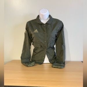 Women’s Green Button Down Jacket